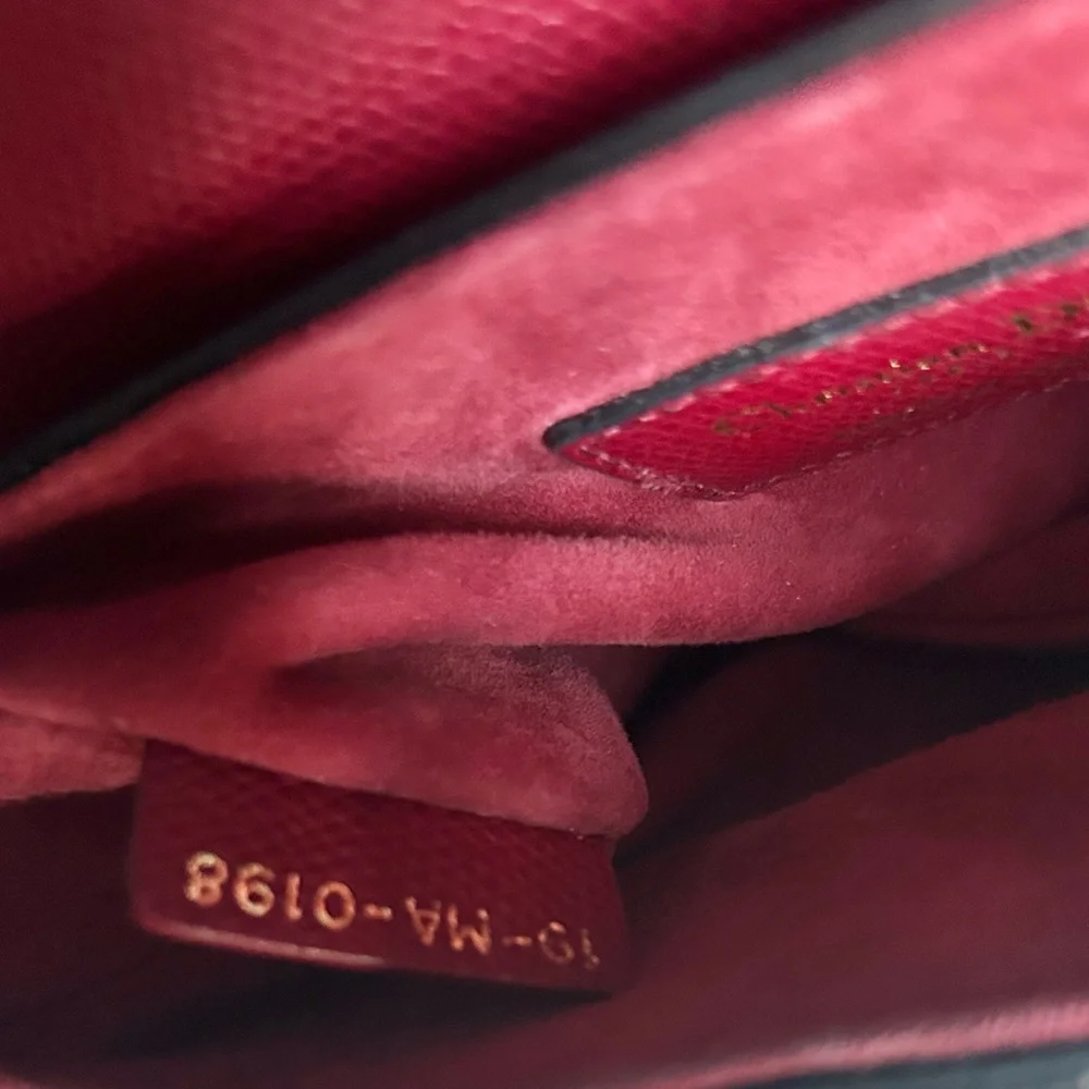 Dior Mini Red Saddle Bag - Picture 12 of 16